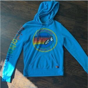 Aviator nation blue hoodie